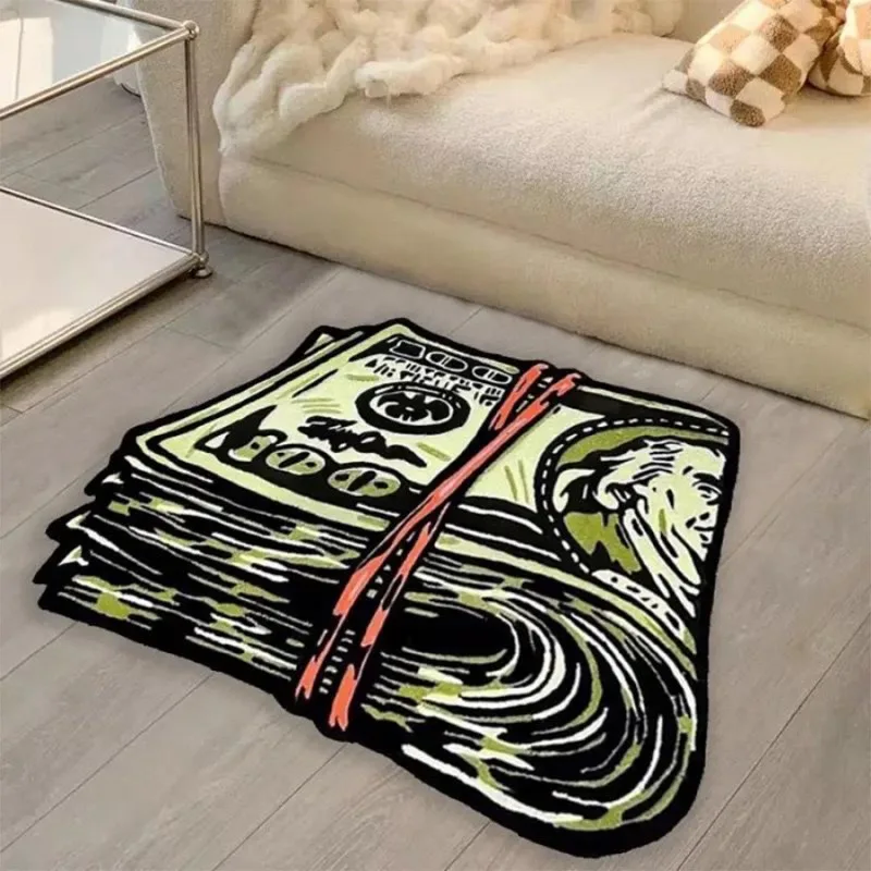 Vikama Creative Dollar Imitation Cashmere Carpet Cooling And Dirt Resistant Floor Mat Entry Door Mat Bed Mat Home Decor