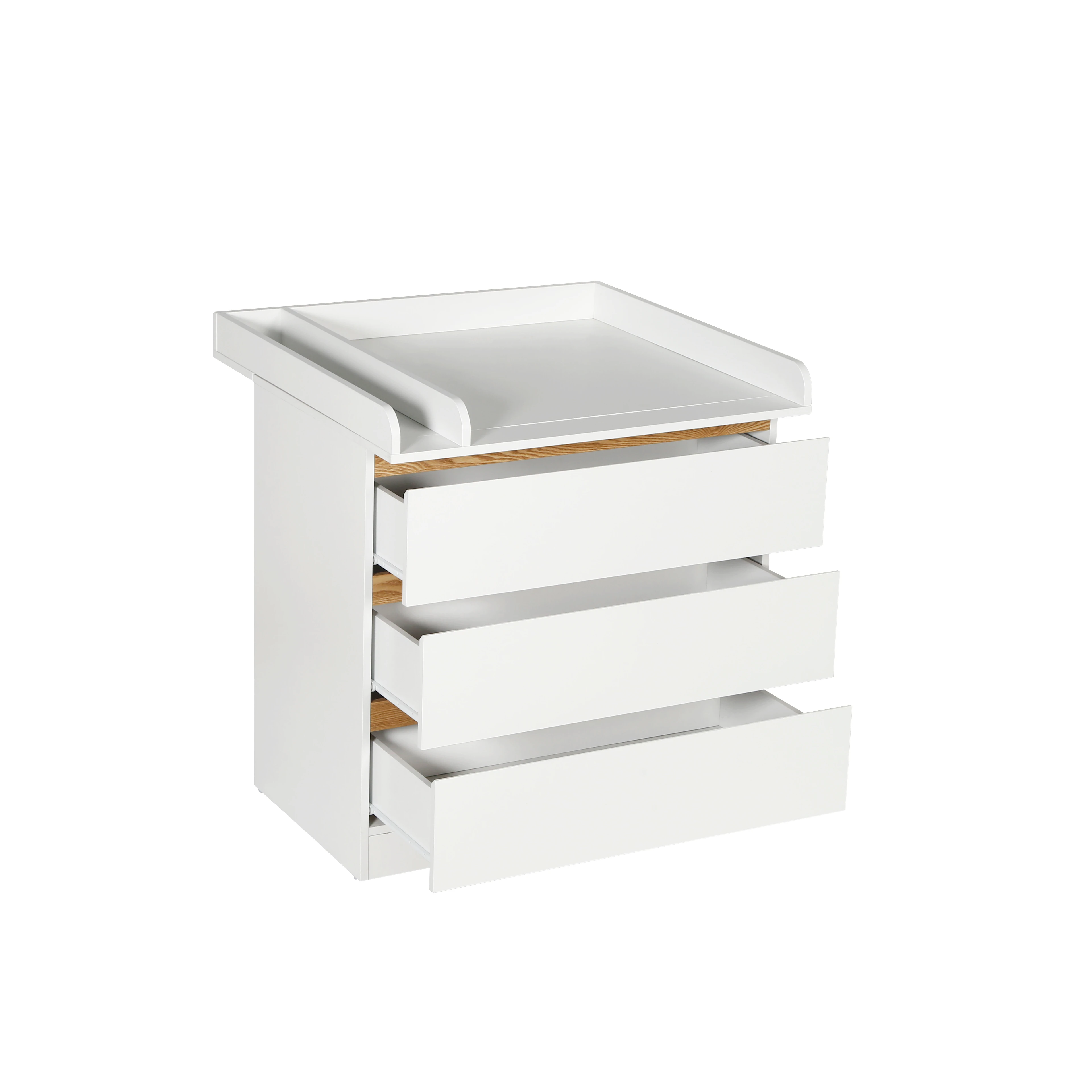 Cómoda 3 (blanca) con cambiado - Baby Nursery Dresser Changing Table reseña y precio