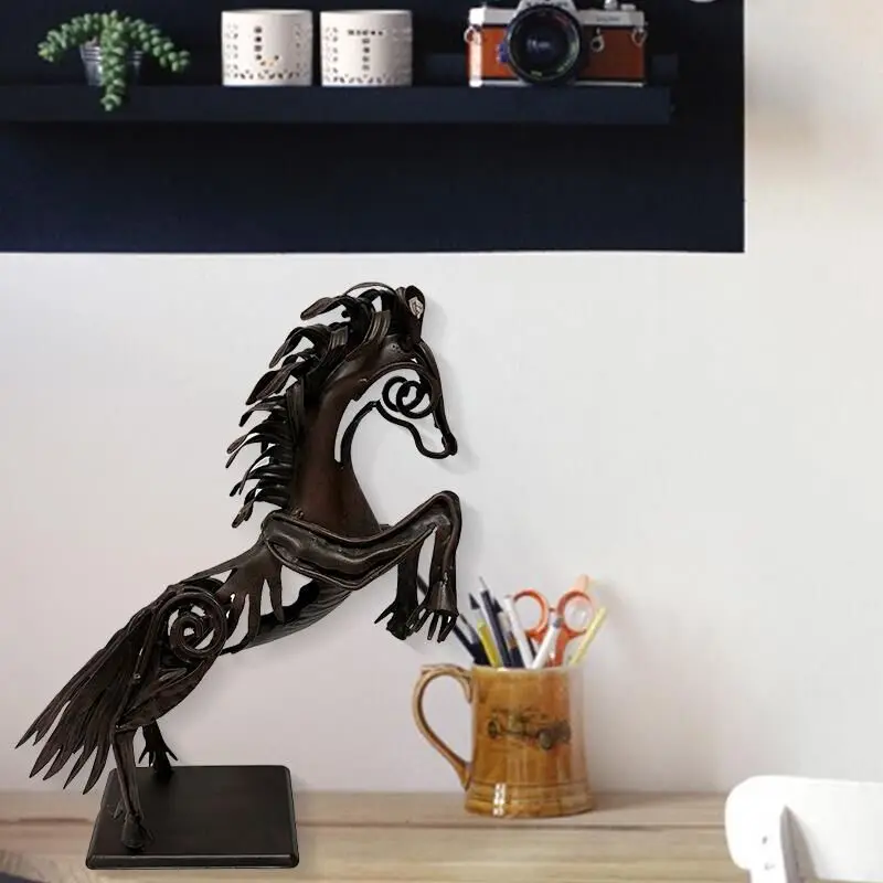 Fantastic art ornament purely handmade horse shape home ornament decoration