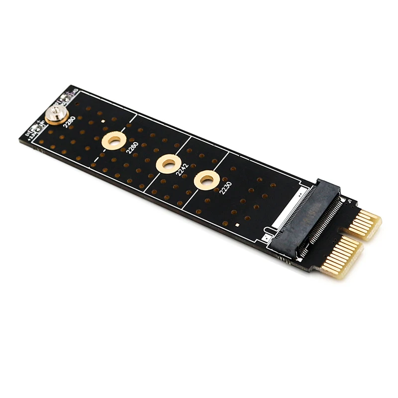 PCIE to M2 Adapter M Key Connector M2 SSD NVME PCIE x1 Full Speed M.2 2280 Aluminum Heatsink SSD Thermal Silicon Wafer Cooling