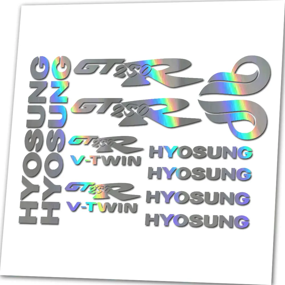 For Hyosung GT250R Vinyl Decals / Stickers Set Comet GT R GT 250 R