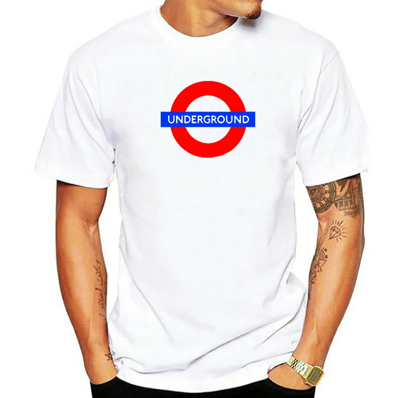 

London Underground Tee T Shirt Men'S T Shirts Summer Style Fashion Swag Men T Shirts Men'S 2017 Newest Top Tee 032054