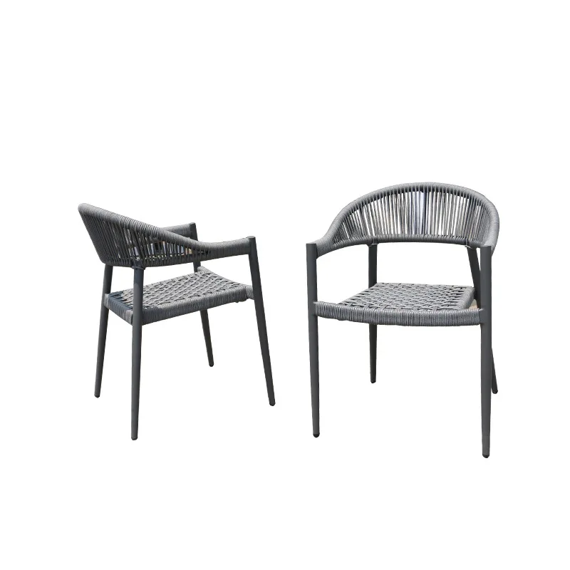 

Outdoor rattan chair table combination open-air restaurant courtyard parasol cafe hotel waterproof and sunscreen furniture