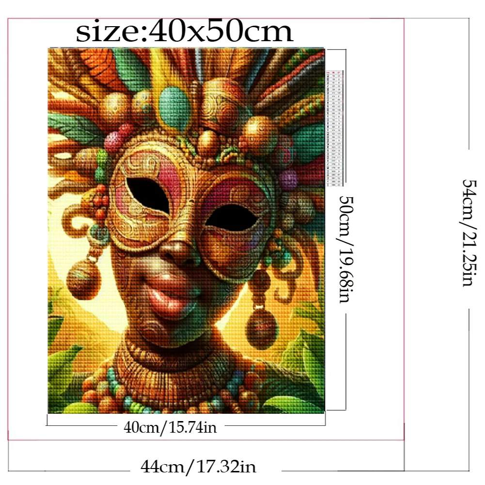 African Woman With Mask Art Diy Diamond Painting Egypt Woman Pharaoh Cross Stitch Kits Diamond Mosaic Embroidery Sale New 2024