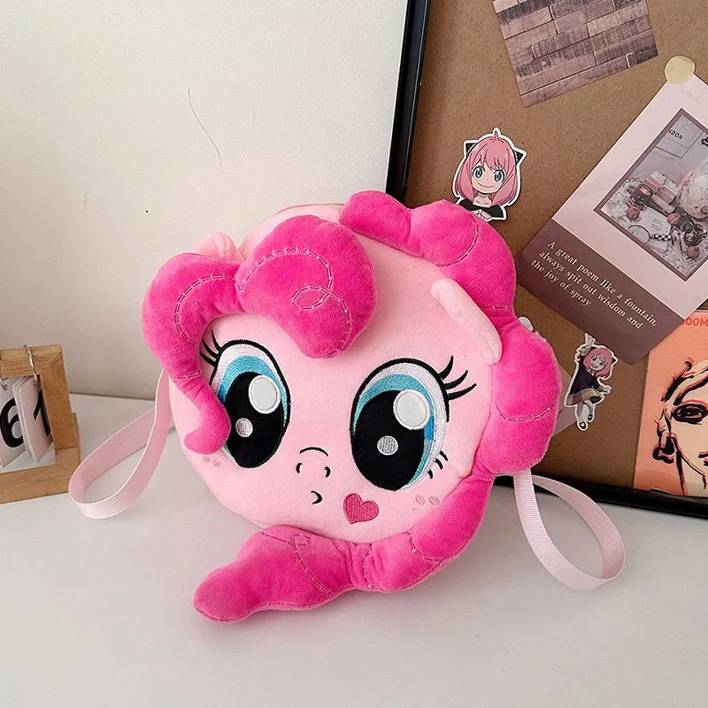 My Little Pony Pinkie Pie Crossbody Bag Kawaii Large Capacity Cartoon Shoulder Bag Cosplay Anime Accessories Girls Perfect Gifts view 5