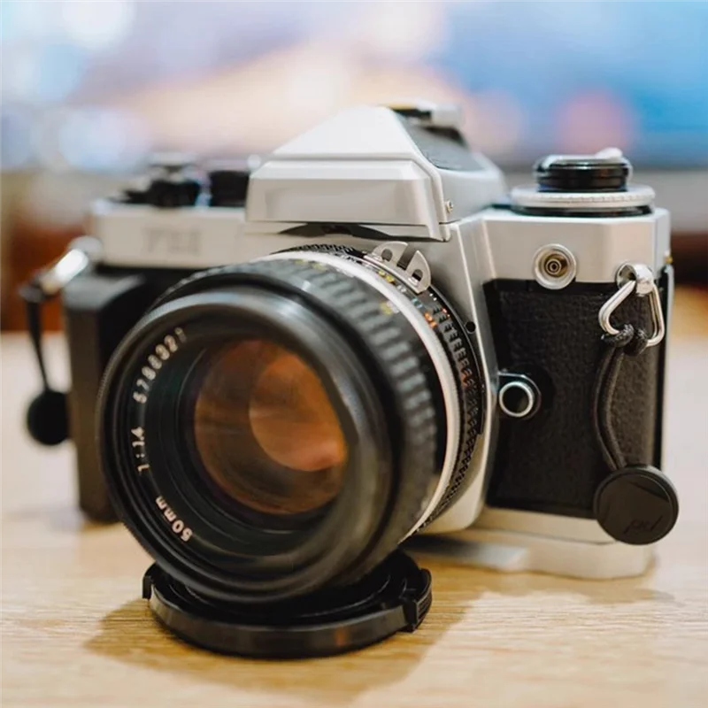 B24B Quick Release L Plate Base Wooden Grip Handle For Nikon FM FM2 FM3A FE FE2 Camera Accessories