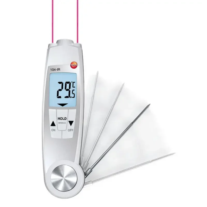 Testo 104-IR Multi-purpose Infrared and Penetration Digital Hermometer Food Safety Thermometer 0560 1040