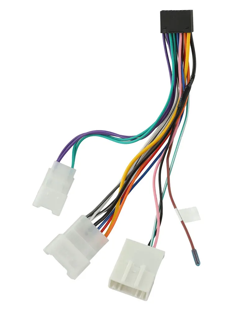 Car Stereo Adapter Car ISO Wiring Harness Anti-corrosion Features Quick Installation Process Vehicle Stereo Upgrade For Camry