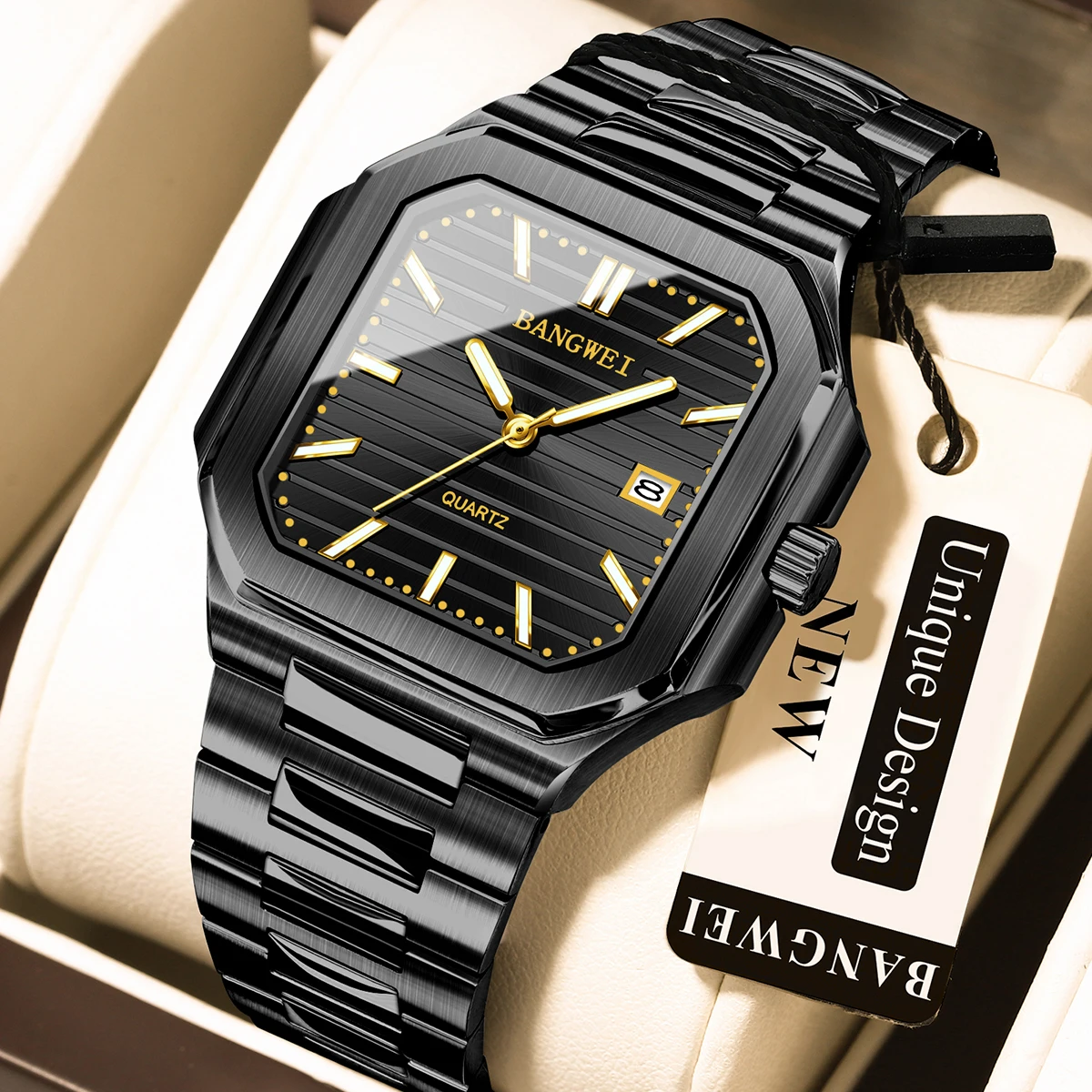 

BANGWEI 2026 Men's watches fashion military watches men luxury business quartz sports casual Watch for Women Relogio Feminino