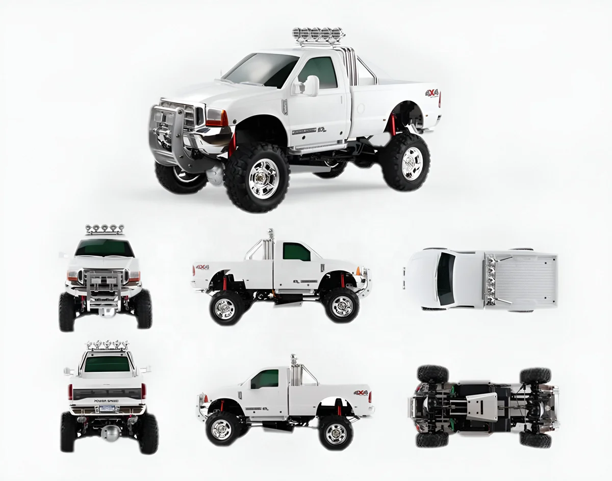 2.4G Remote Control 1:10 for Raptor P410 4WD Remote Control Car Model, Boy's Toy Gift Hengguan