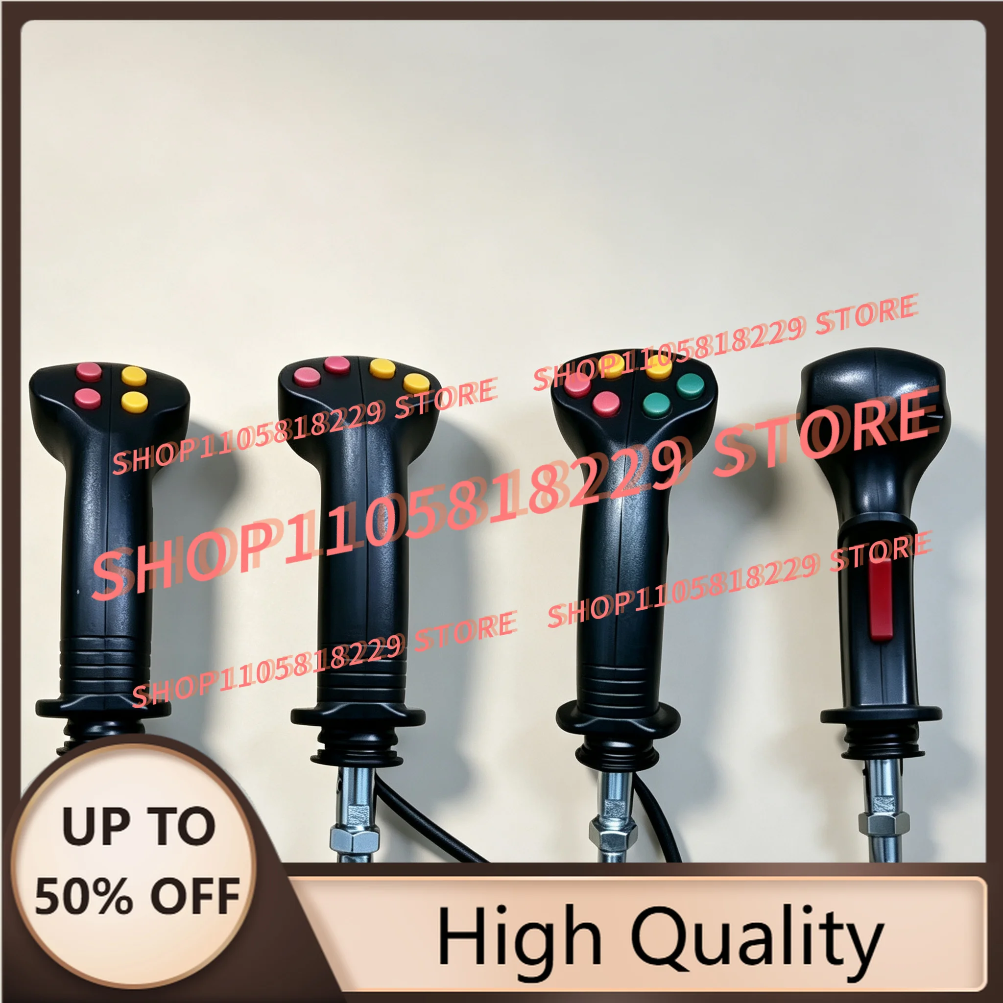 Agricultural Harvester Electric Control  Joystick Handle Glue Gear 4/5/6/7 Button For Excavator Parts Logging Iron Stone Tools