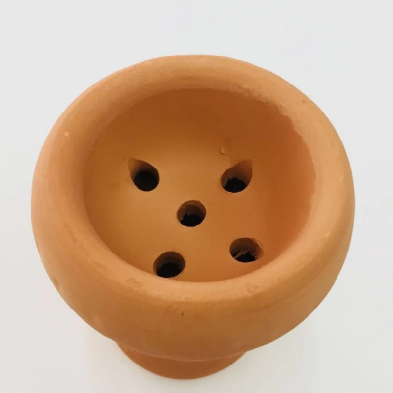 shisha Accessories factory exports Arabian red clay ceramic smoke pot shisha bowl smoke pot