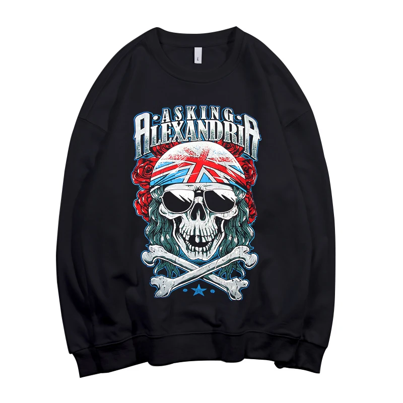 

New Fashion Men/women Sweatshirts Asking Alexandria Pullover Tops Casual Harajuku Streetwear Hoody Tops