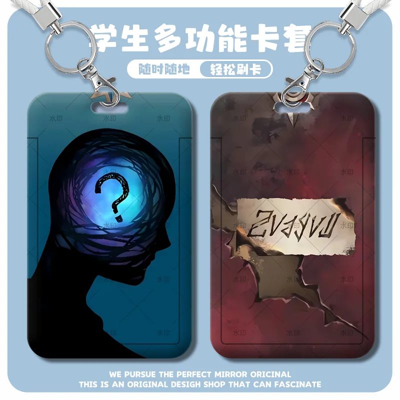 Honkai:Star Rail Chrysos Heirs Exclusive Phone Case Pattern Business Retractable Credit Card Holders Bank ID Bus Card Cover Case