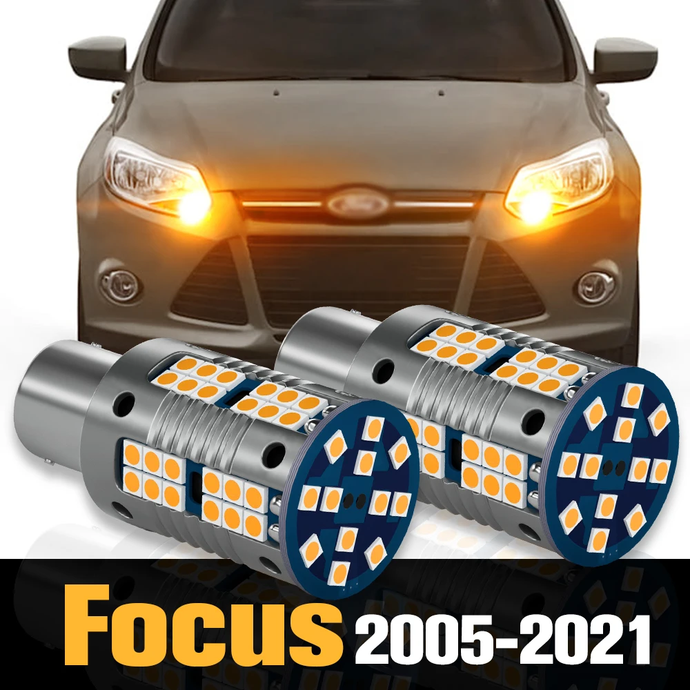 

2pcs Canbus LED Turn Signal Light Lamp Accessories For Ford Focus 2 3 4 2005-2021 2010 2011 2012 2013 2014 2016 2018 2019 2020