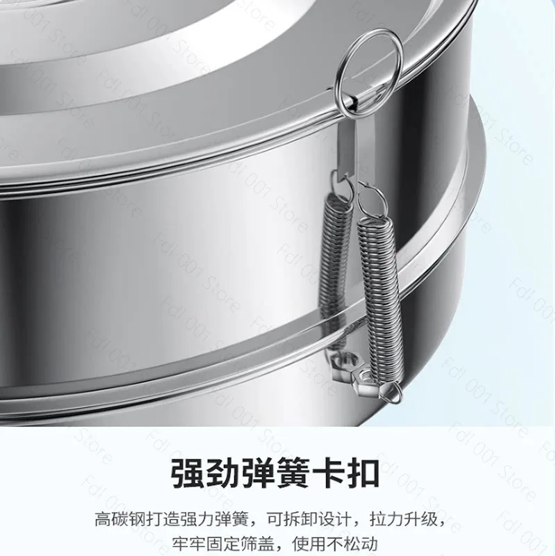 Sieve machine stainless steel small electric sieve traditional Chinese medicine powder wood powder vibration sieve machine
