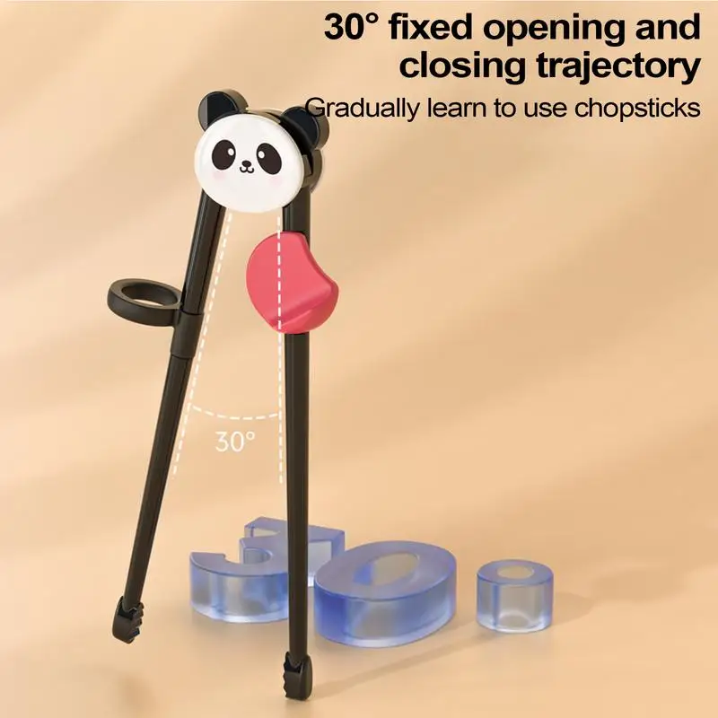 어린이용 훈련 젓가락, 귀여운 동물 유아 젓가락, 재사용 가능한 식기 세척기, 안전한 연습, 중국 젓가락 도우미