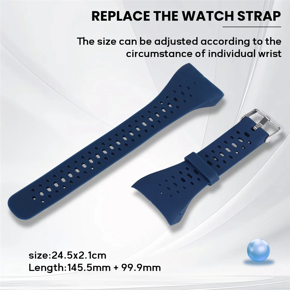 A52TWatch Band for Polar M400/Polar M430 Replacement Soft Silicone Band for M400/Polar M430 Sports Smart Watch