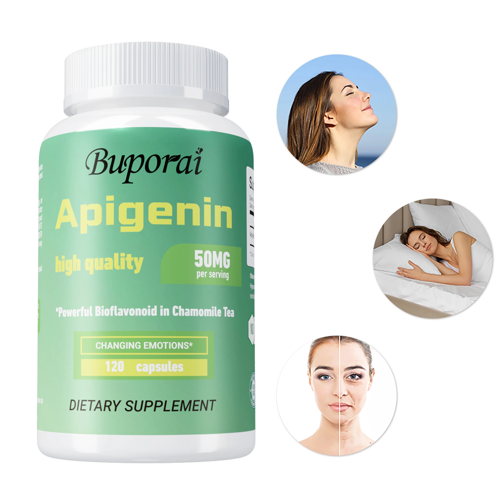 

Капсулы Apigenin 50 мг — антиоксидант, способствует здоровью сна, снижает стресс, улучшает настроение, улучшает когнитивную функцию