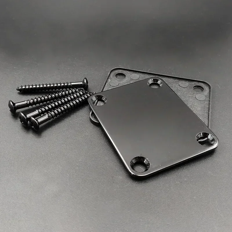 

1Set Chrome Electric Guitar Neck Plate for TL Guitar Neck Joint Board Body Connecting Steel Plate Guitar Accessories