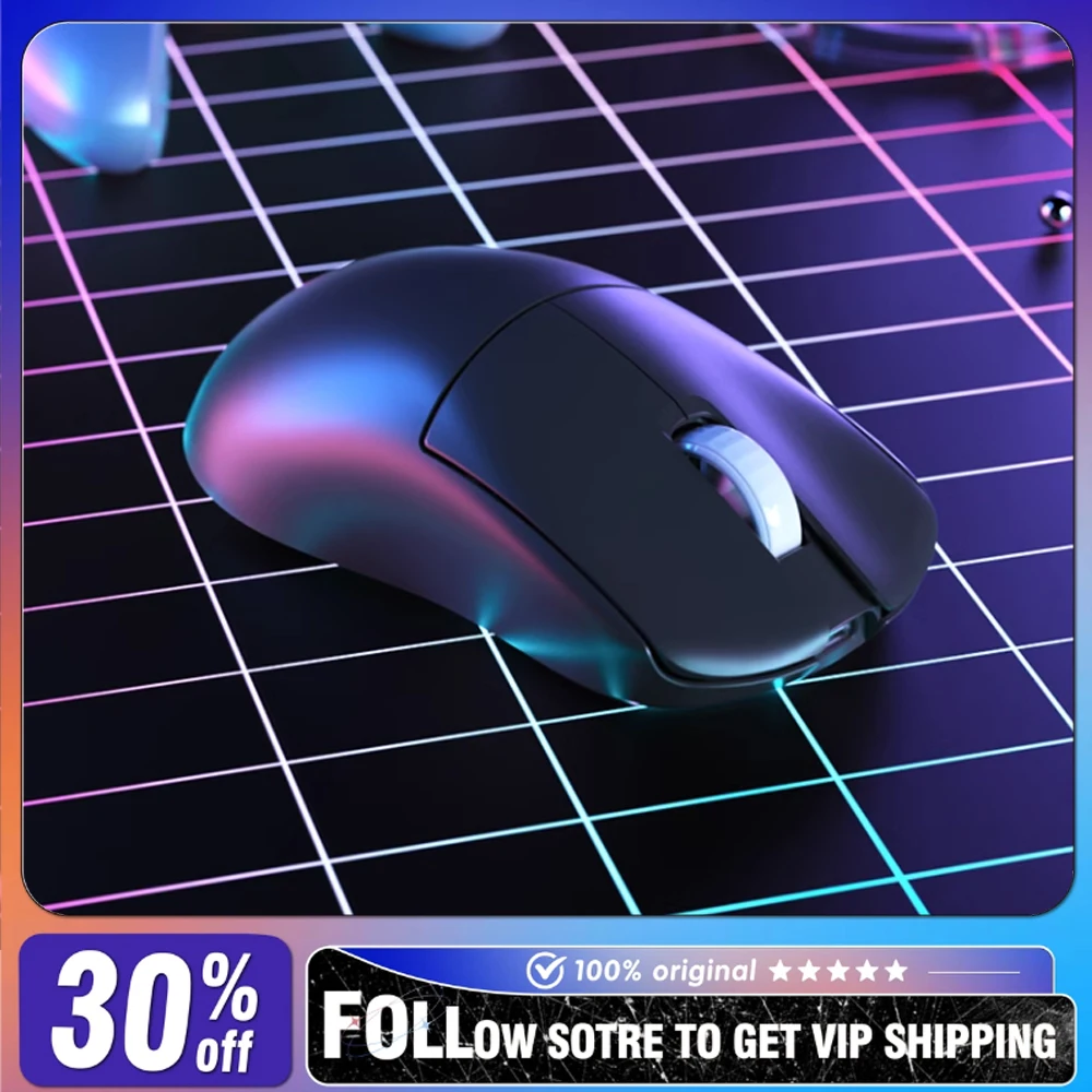 

Беспроводная мышь James Donkey RSR5, трехрежимная сенсорная мышь PAW3950, эргономика, 55 г, легкая, двойная, 8 тыс. возврат, игровая мышь для киберспорта