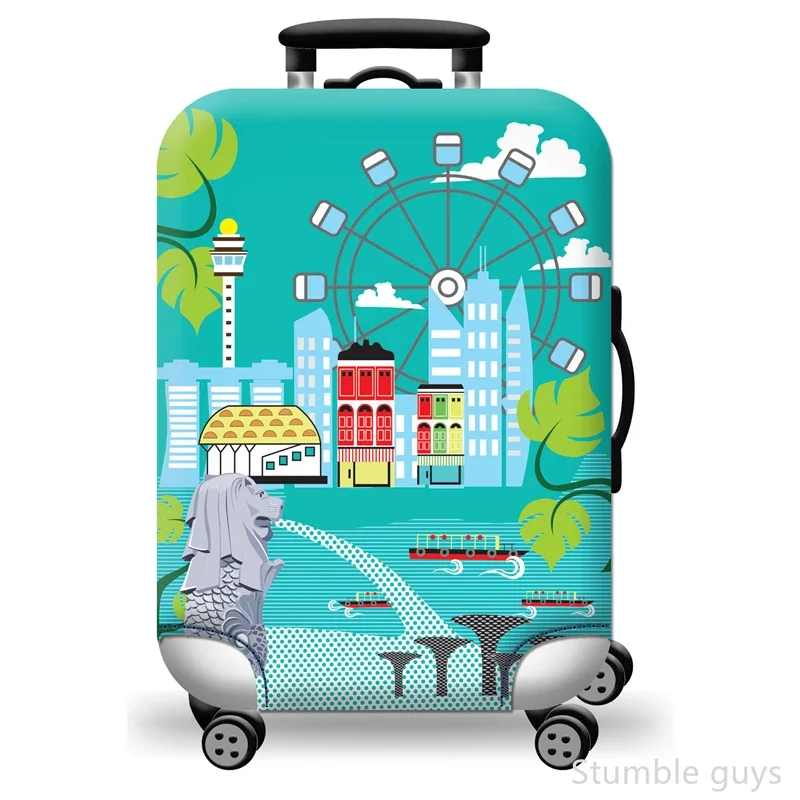 

Premium Elastic Luggage Protective Cover Dustproof Scratch-Resistant Suitcase Sleeve Sturdy For All Trips 18-32 Inch Luggage