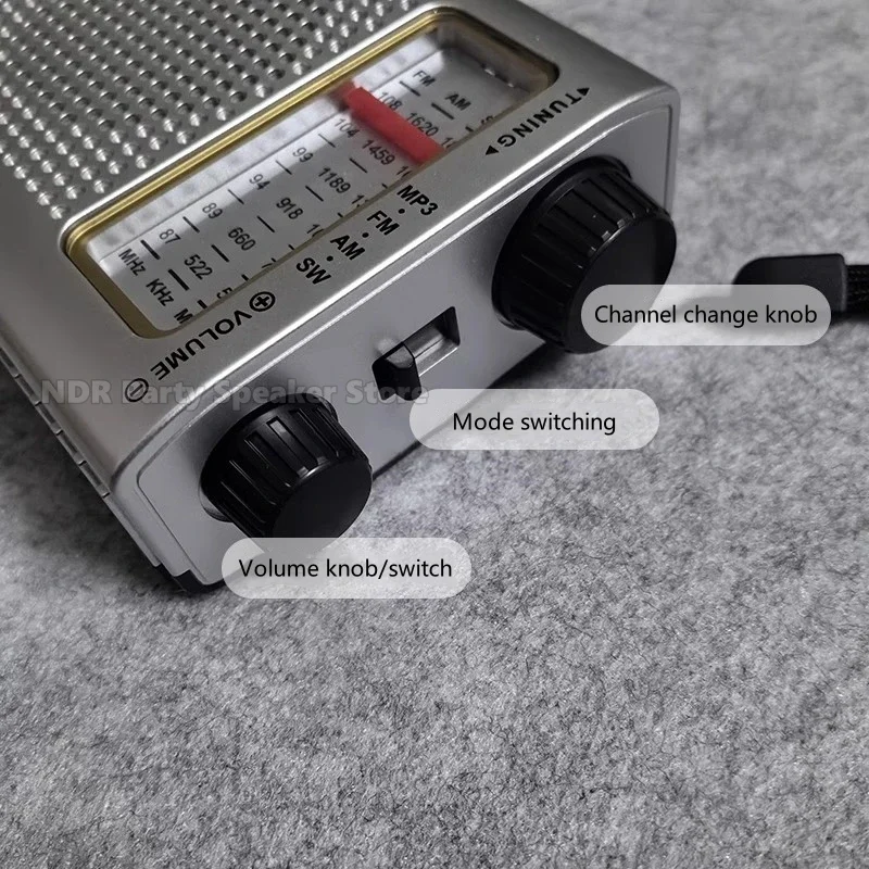 M-572BT المحمولة كل موجة الفرقة راديو حساسية عالية استقبال سماعة لاسلكية تعمل بالبلوتوث مكبرات الصوت دعم U القرص AUX مشغل موسيقى MP3