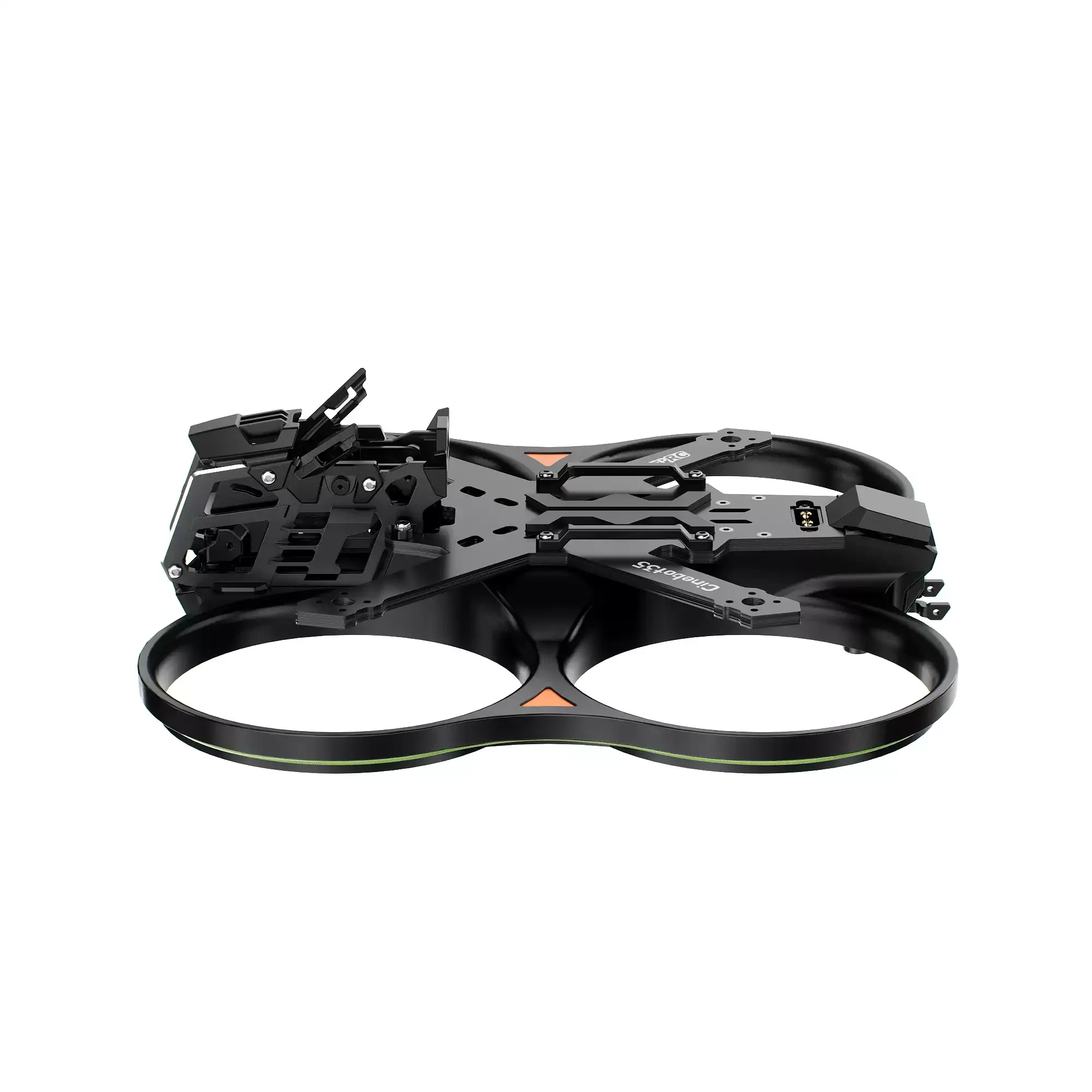 GEPRC GEP-CT35 Cinebot35 Frame with LED Light Strip, 3.5 Inch Cinewhoop Carbon FPV Drone Frame 167mm Wheelbase