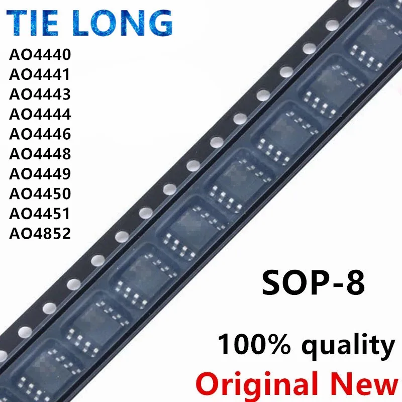 (10piece)100% New AO4440 AO4441 AO4443 AO4444 AO4446 AO4448 AO4449 AO4450 AO4451 AO4852 SOP-8 MOS FET Chipset IC