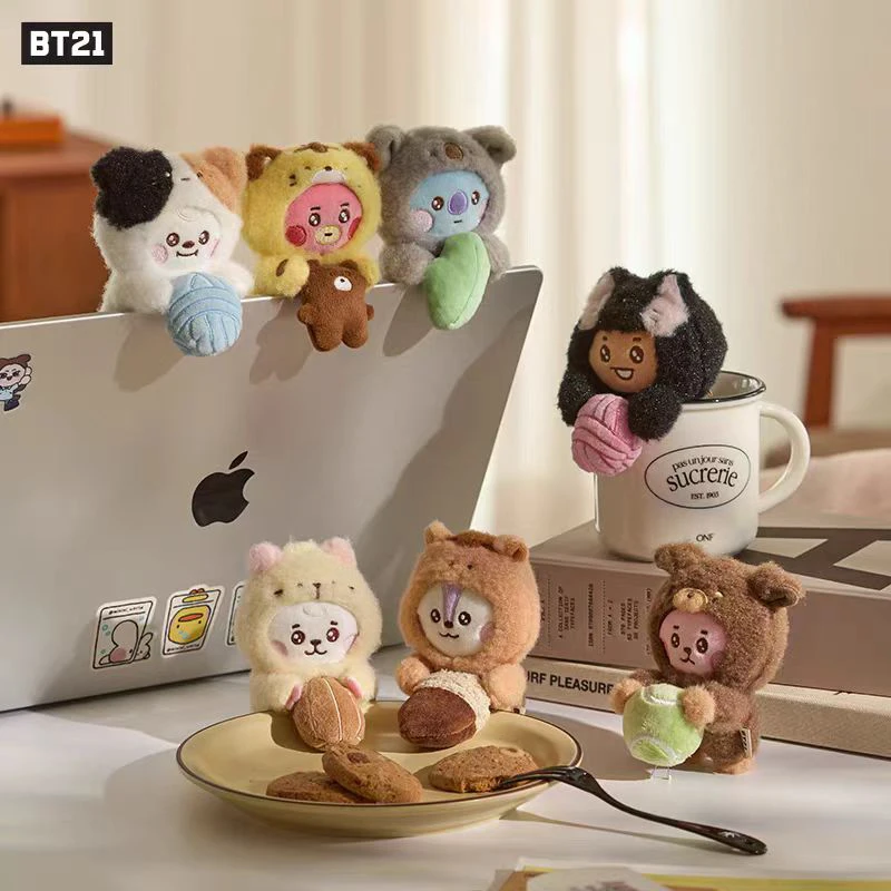 

Linefriends Bt21 Baby Zoo Second Generation Series Car Display Ornaments Interior Decorations Cute Gift Collection