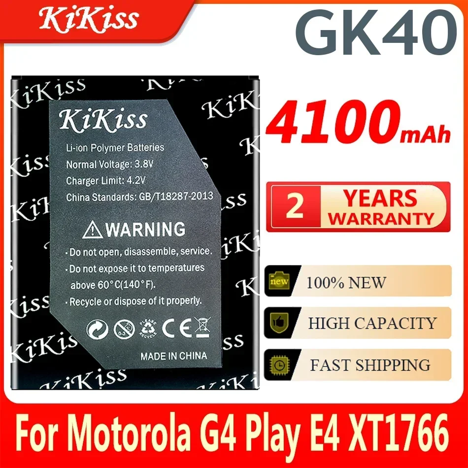 MOT1609BAT 4100mAh Battery GK40 for Motorola Moto G4 Play G4Play E4 XT1766 XT1607 XT1609 XT1600 ,Mobile Phone Batteries