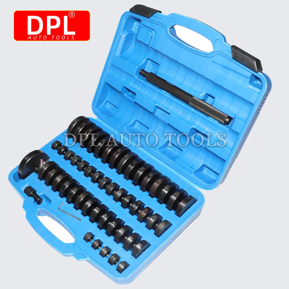52PCS Custom Bushing Bearing&Seal Driver Set Transmission Wheel Axle Bearing Race Seal Driver Installer Remover 18-65mm