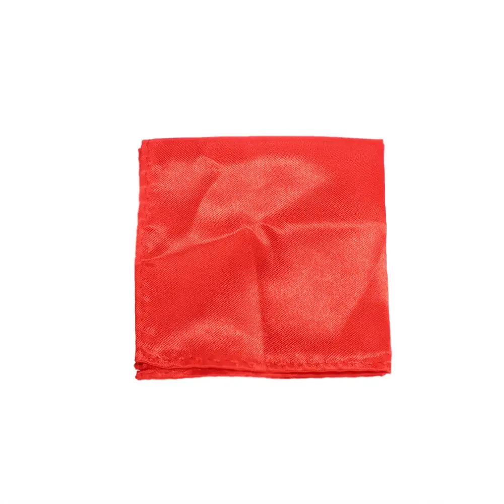 Formal Fashion Hanky for Wedding Dress Party Square Men Solid Solid Plain Formal Suit Silk Handkerchief Pocket Square Hanky