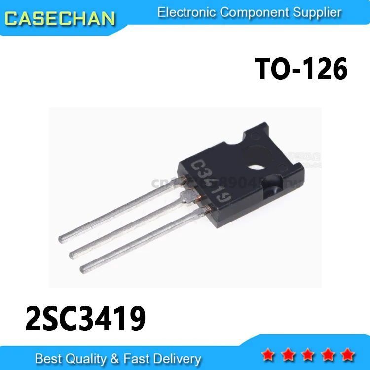 5PCS/LOT New and Original C3419 2SC3419 100% TO-126