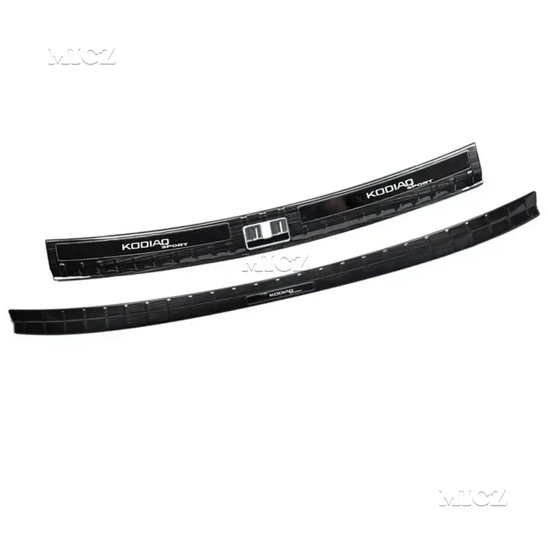 

For Skoda Kodiaq 2017 - 2023 2024 Car Accessories Stainless Steel Threshold Guard Plate Trunk Threshold Guard Plate Anti-scratch
