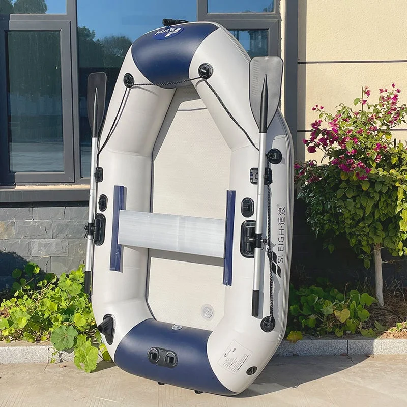 

SLEIGH 2 Person Inflatable Lifeboat 1.2mm PVC Thicken Fishing Kayak Rowing Canoe With All Free Accessories For Entertainment