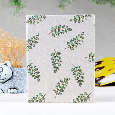 Cloth Photo Album for Kids 100 Pockets 4x6 Linen Cover Bookshelf Picture Album Slip-in Memory Book for Baby Family Baby Album