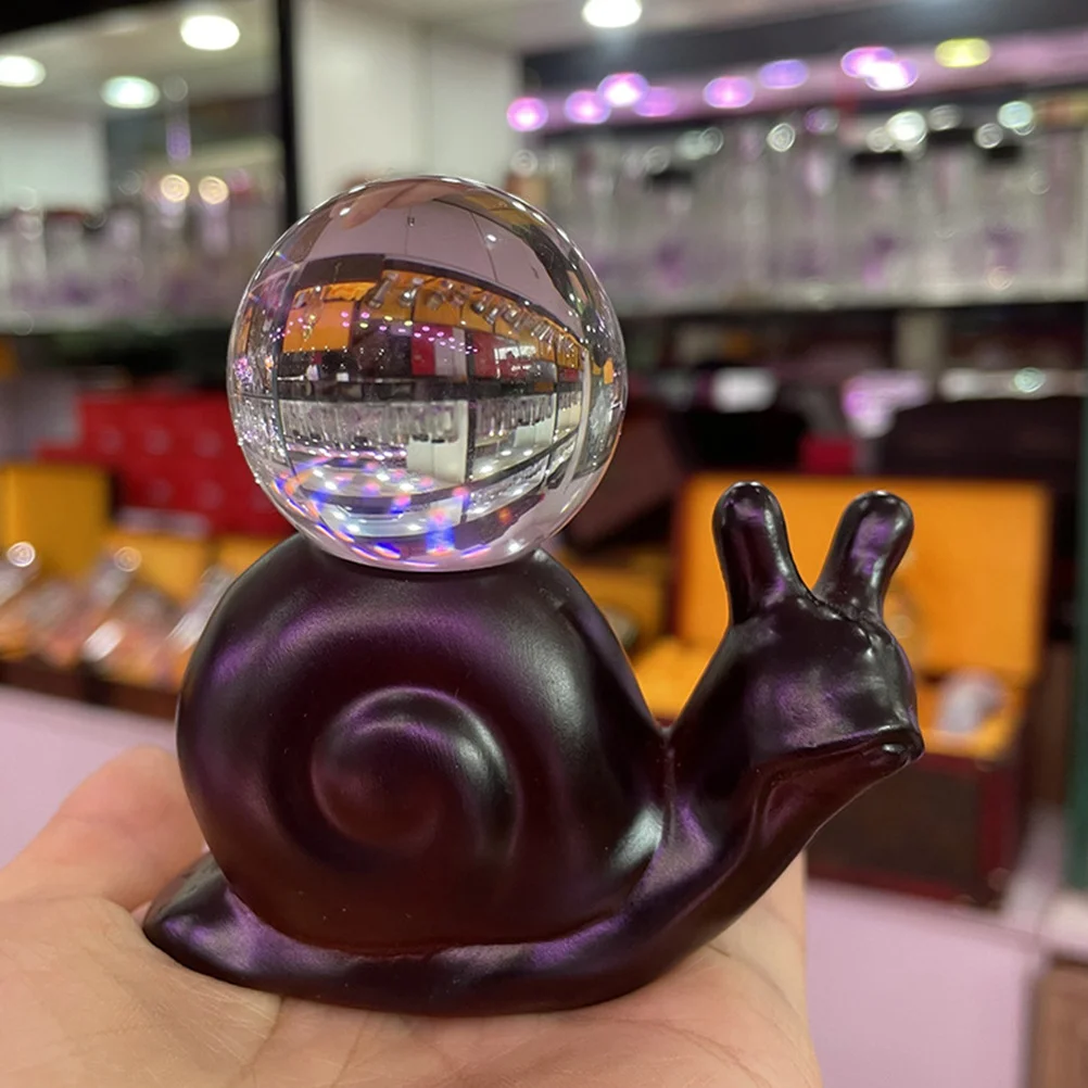 

1Pcs Snail Shaped Crystal-Ball Base Exquisite Craftsmanship Desktop Decor Stable Support Long Life Crystal-Ball Base