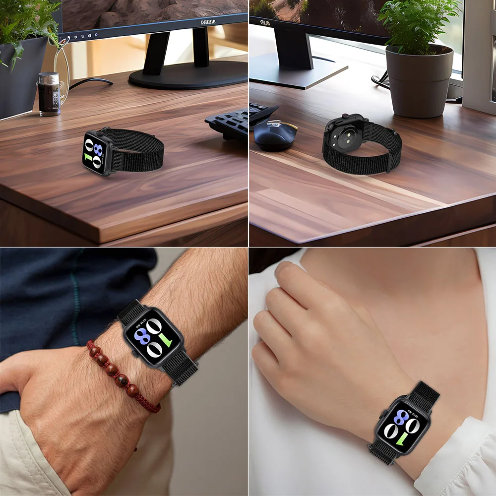 حزام ساعة من النايلون لساعة Vivo WATCH GT الرياضية البديلة معصمه Smartwatch حزام أنيق لساعة IQOO GT إكسسوارات سوار #5