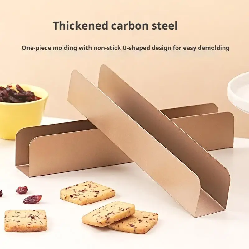 Cranberry U-Shaped Cookie Cutter Mold, Thickened Non-Stick Biscuit Shaping Mold for Bread Making, Home & Commercial Baking Tools