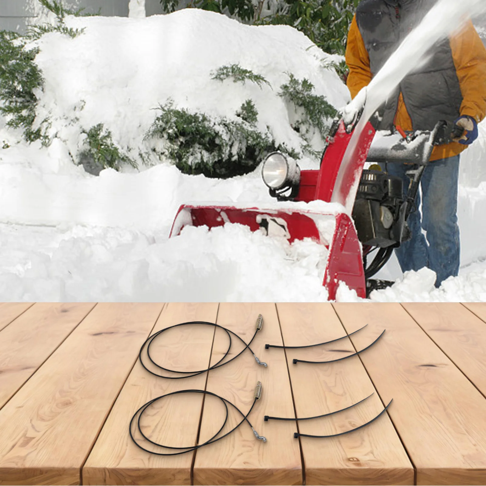 

For Snow Blower For Auger Clutch Cable 94604230B High Durability and Reliable Performance Under Harsh Conditions