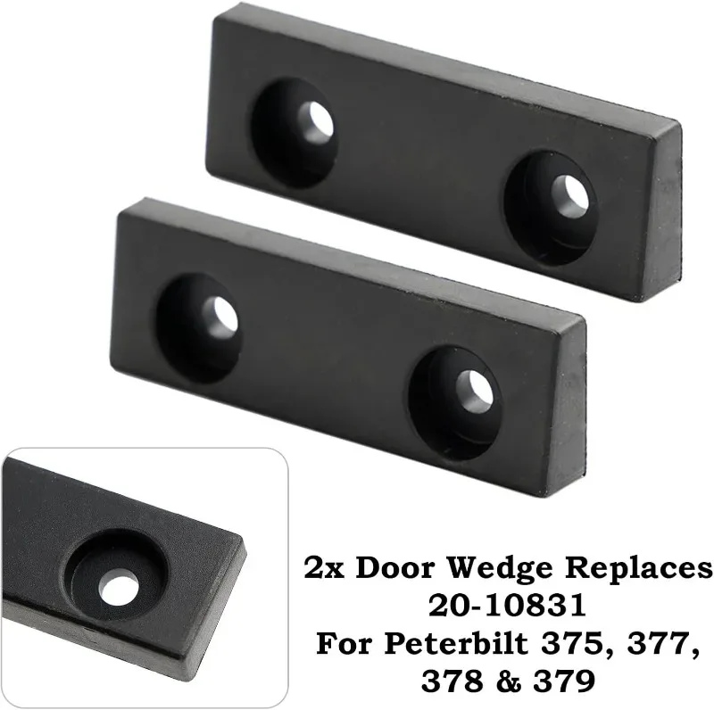 2/4/6/5/10x Door Wedge Replace Part for Peterbilt 375‑377‑378‑379 1987‑2007 Truck Door Stopper Pad Replacement