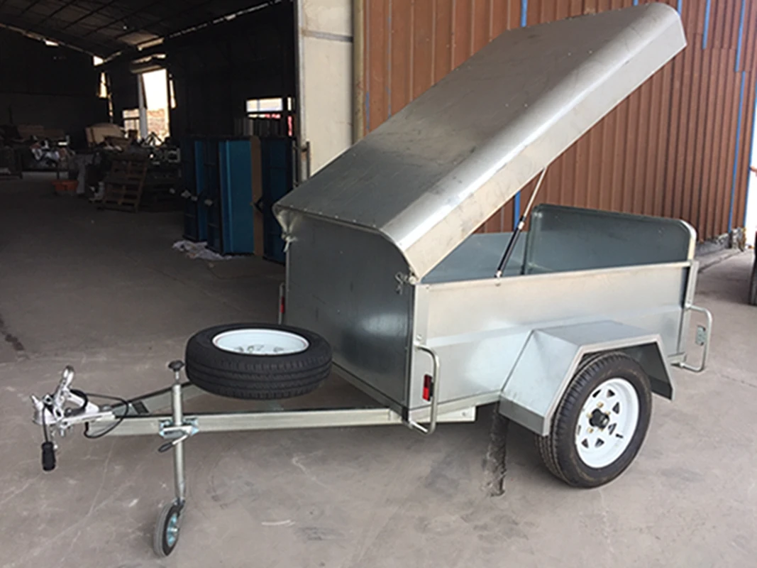 Small Camper Trailer Tool Box Trailer Cage Trailer for ATV