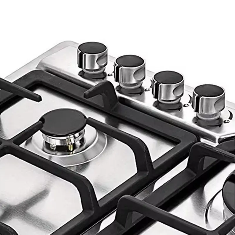 Four-eye gas stove plug-in gas stove household built-in multi-head 4-head white European type