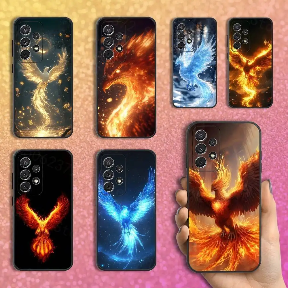 

Myth Art Cool Phoenix Phone Case For Samsung S25,S24,S23,S22,S21,S20,S10,Ultra,Plus,Lite,FE,Soft Silicone Black Cover