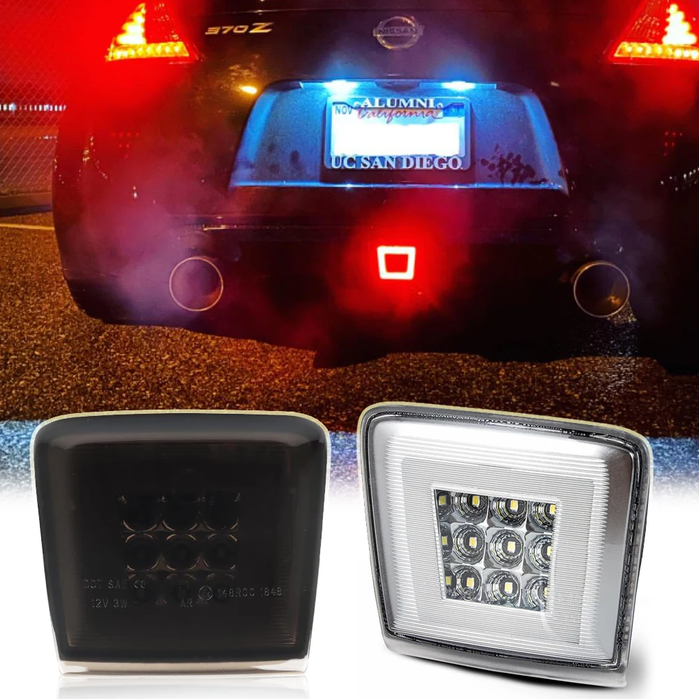 

Rear Bumper LED Reverse Brake Light Fog Tail Signal Tag Lamp For Nissan Juke Nismo 370Z Auto Accessories Assembly
