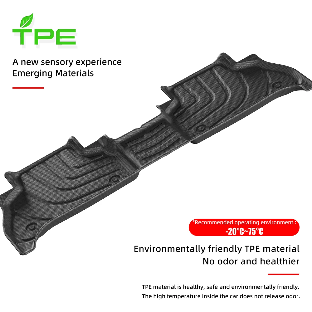 Custom Car Mats for BMW X5 2019-2024 TPE 3D Car Floor Mat Waterproof Non-slip Auto Carpet Car Foot Mats