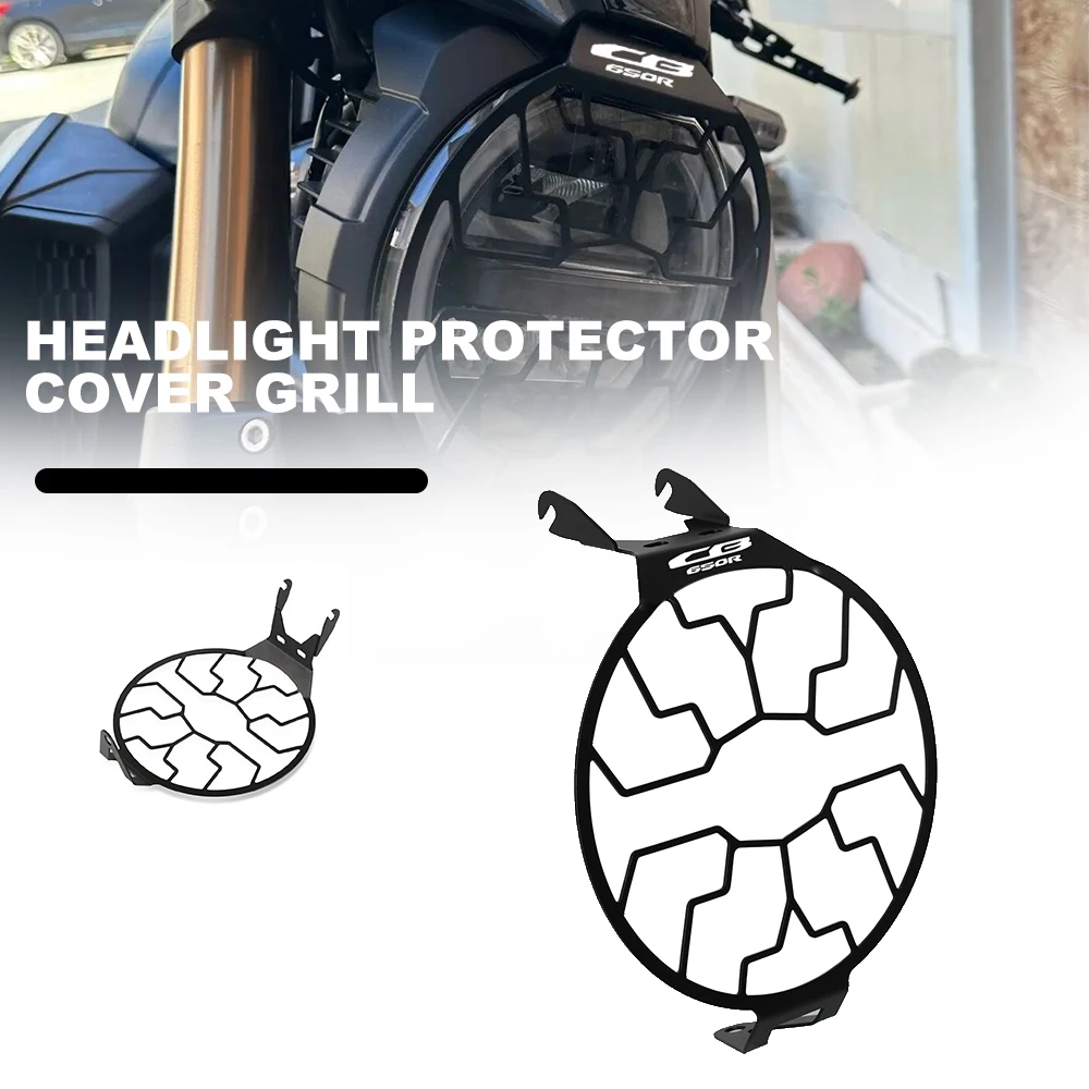 

For HONDA CB650R CB1000R CB 650R 1000R 2018-2021 Motorcycle Vintage Headlight Protector Retro Grill Light Lamp Cover