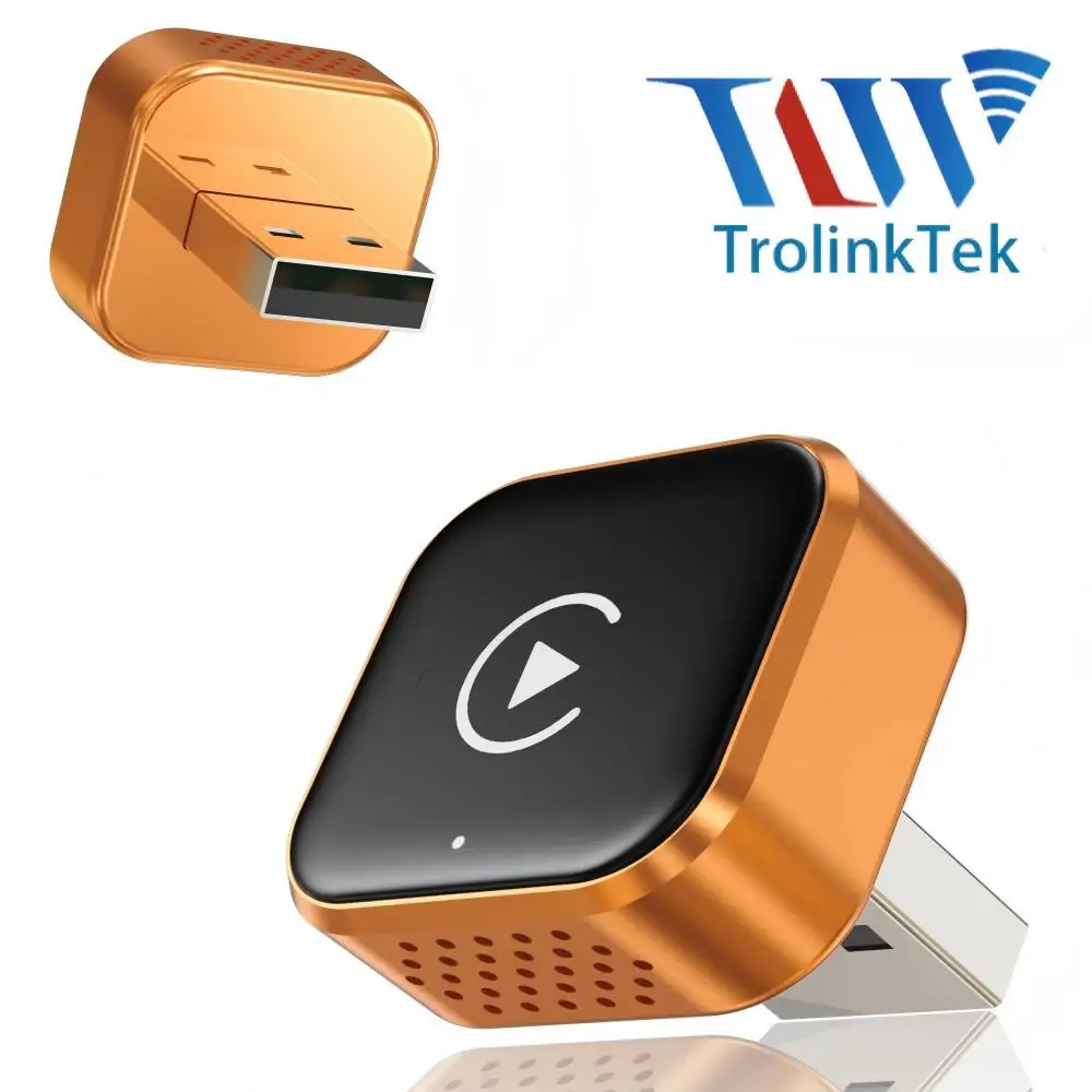 2in1 Wireless CarPlay Dongle Wireless Android Auto Adapter AI Smart Box Car Intelligent Systems For Car With Wired CarPlay
