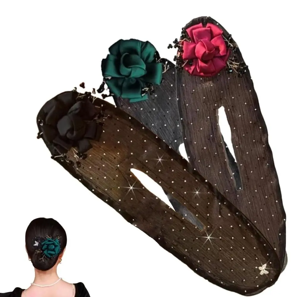 عصابة رأس نسائية من خيوط غزل كسول ، قطعة أثرية لتجعيد الشعر ، بكرة دبوس الشعر ، بكرة الشعر ، إكسسوارات الشعر